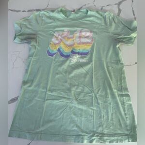 Pastel Green Graphic Tee